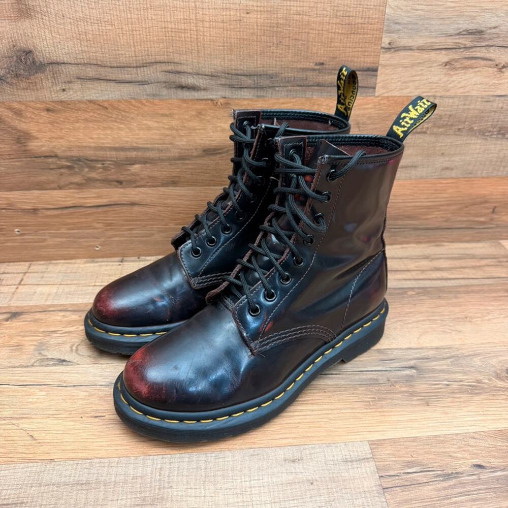 Dr. Martens 1460 8-Eye Women Size 7M Cherry Red Leather Boots